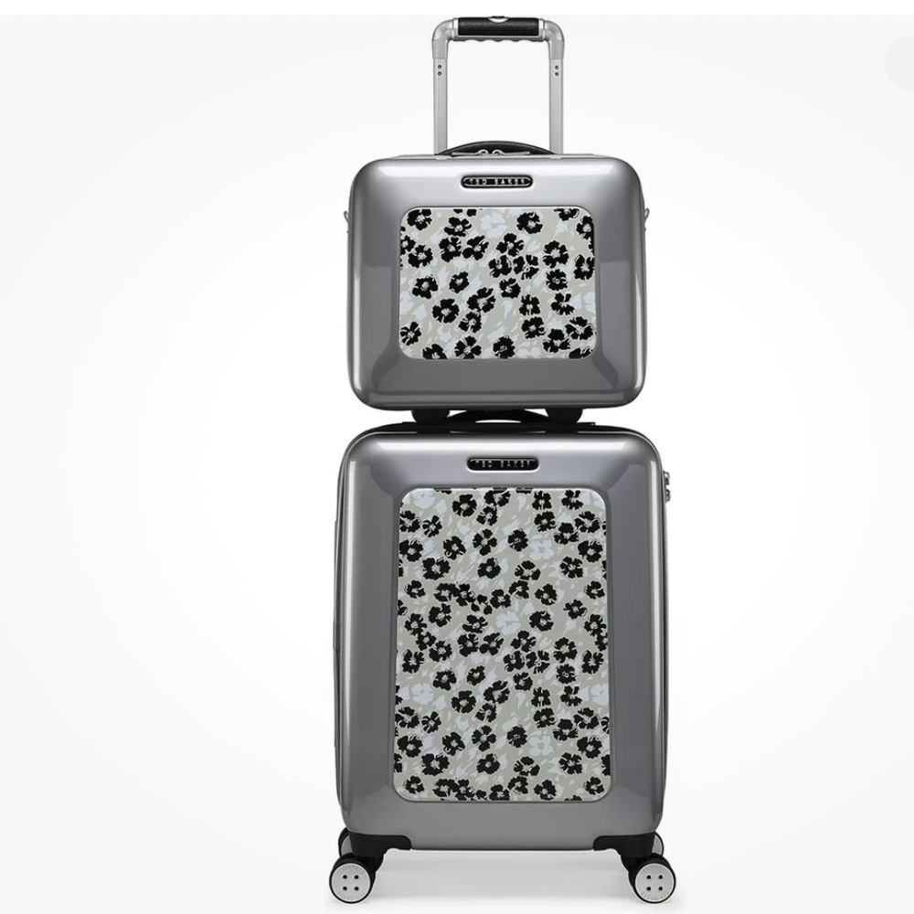 Ted Baker Women's Lightweight Spinner Luggage Set (New Mono, Vanity Case NWT - Picture 7 of 7